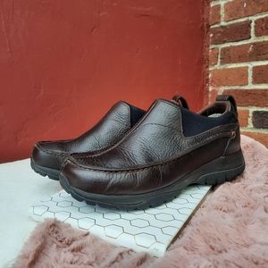 L.L. Bean Slip On Insulated Leather Comfort Mocs Loafers Fall Winter Spring 7
